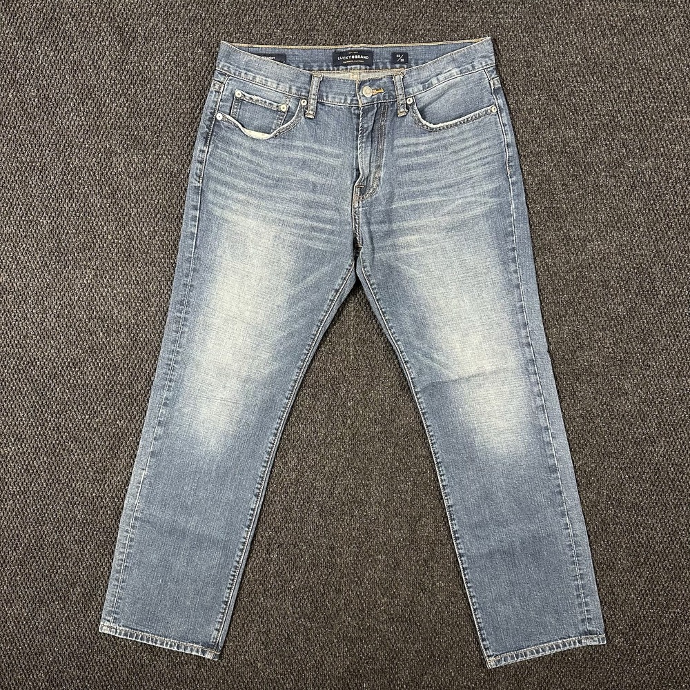 Lucky Brand 221 Men's Jeans 32x30 Straight Leg Medium Wash Denim 100% Cotton